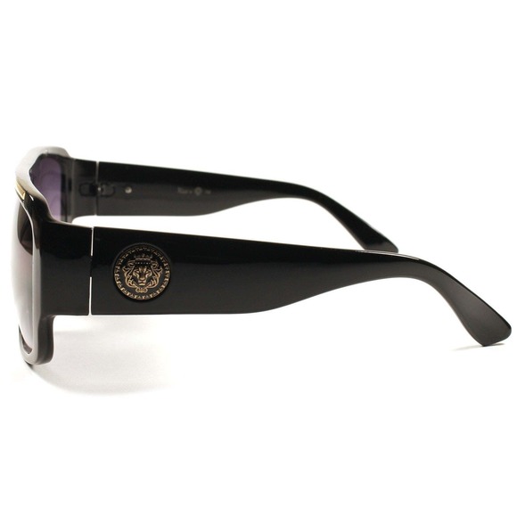 Vintage Retro Style Swag Hip Hop Rapper DJ Mens Womens Plastic Square Sunglasses - Picture 3 of 4